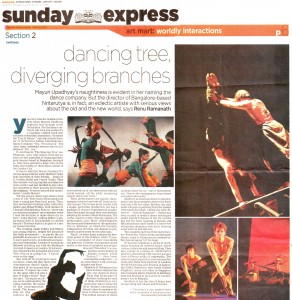National edition of I.Express..right after Kaliyarangu festival